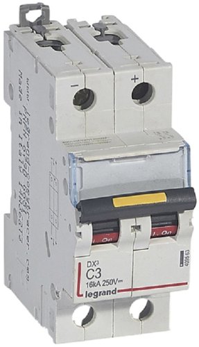 Выключатель автоматический Legrand DX3-E 10000 2п 3А C 16кА картинка
